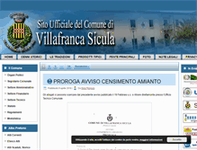 Tablet Screenshot of comune.villafrancasicula.ag.it